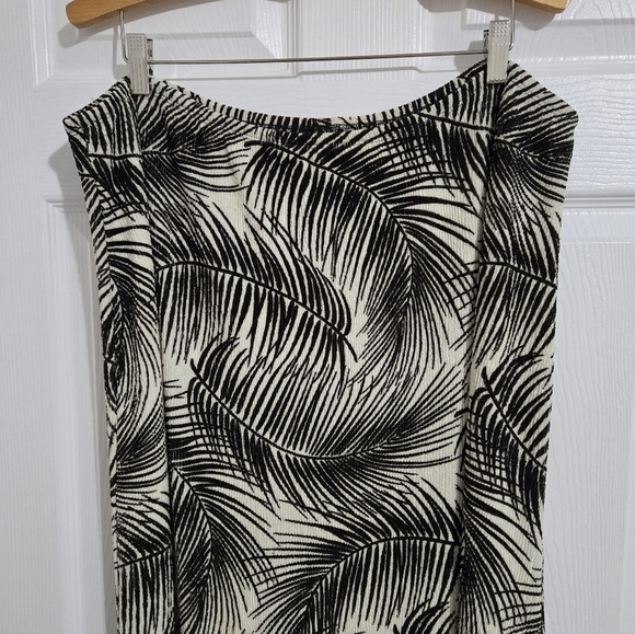 AMANDA Island Skirt Maxi Size 2X Stretchy Bohemian Vaca Semi-Casual USA Vintage - Picture 3 of 10